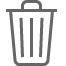 Søppelkasseikon. Illustrasjon.